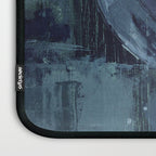 Deep Blue Abstract Circle Laptop Sleeve Gallery Image 3