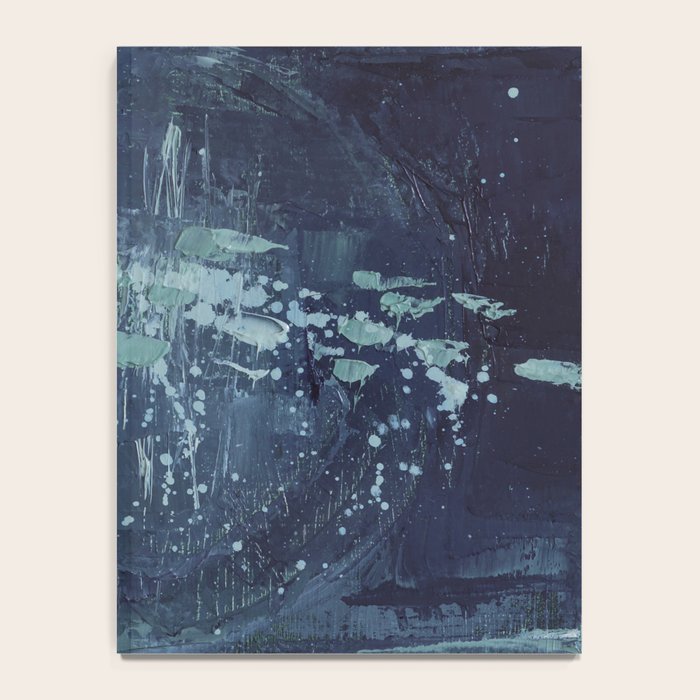 Deep Blue Abstract Circle Notebook Gallery Image 4