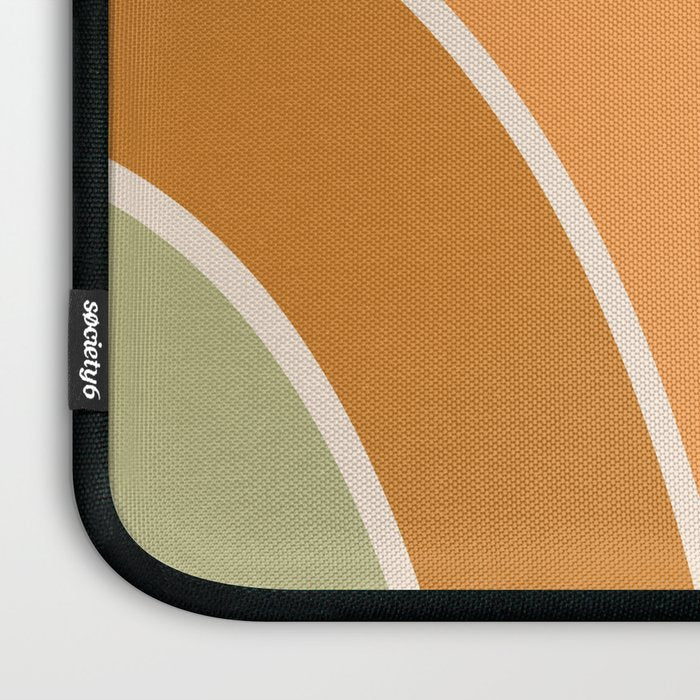 Mid Century Mod arcs Laptop Sleeve Gallery Image 3