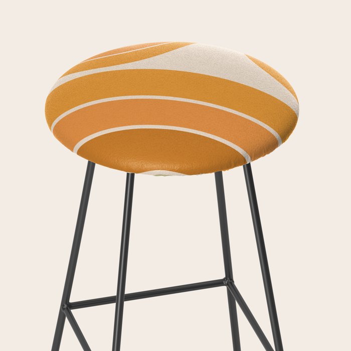 Mid Century Mod arcs Stool Gallery Image 2