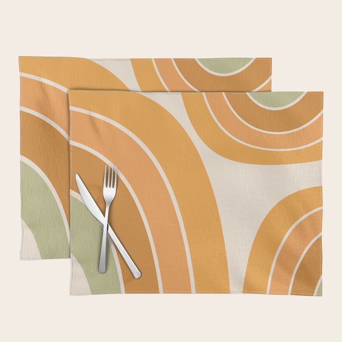 Mid Century Mod arcs Placemat Gallery Image 1