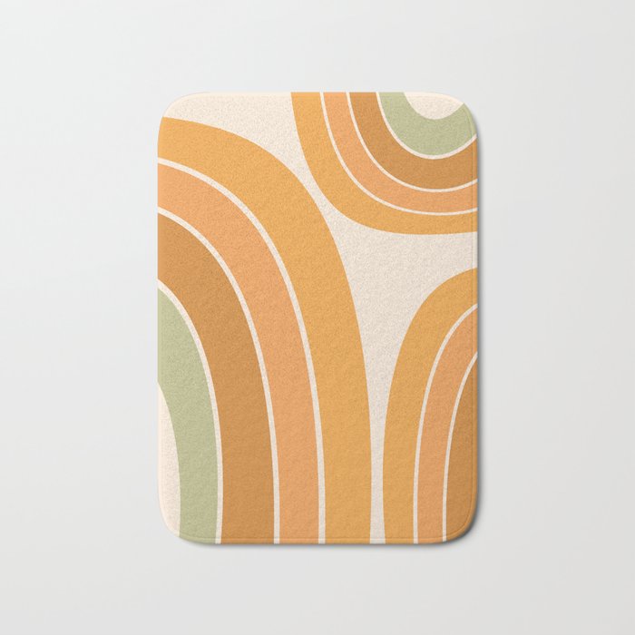 Mid Century Mod arcs Bath Mat Gallery Image 1