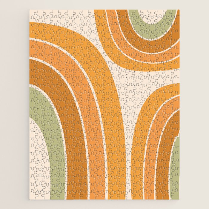 Mid Century Mod arcs Jigsaw Puzzle Gallery Image 1