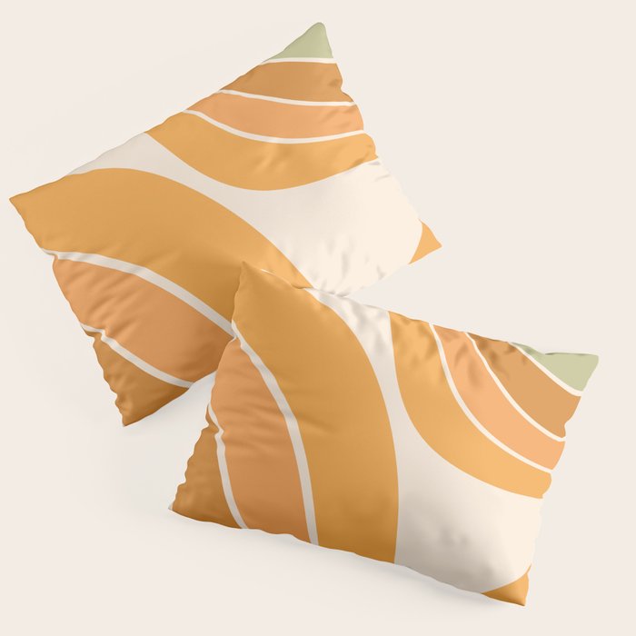 Mid Century Mod arcs Pillow Sham Gallery Image 1