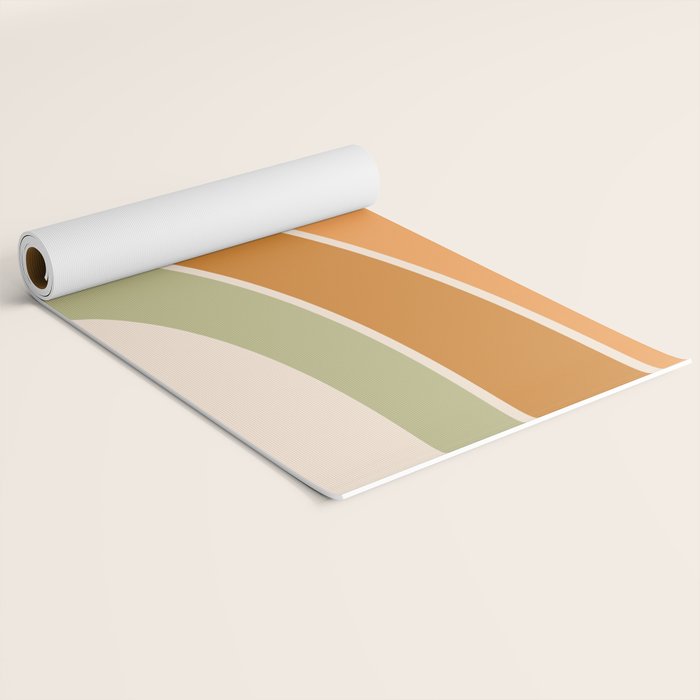 Mid Century Mod arcs Yoga Mat Gallery Image 2