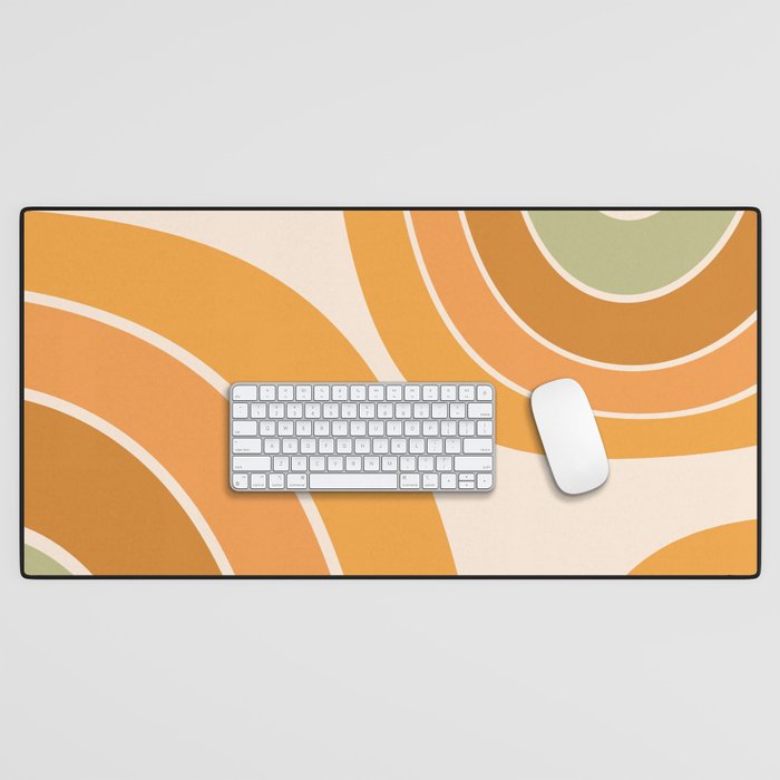 Mid Century Mod arcs Desk Mat Gallery Image 1