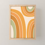 Mid Century Mod arcs Mini Art Print Gallery Image 1