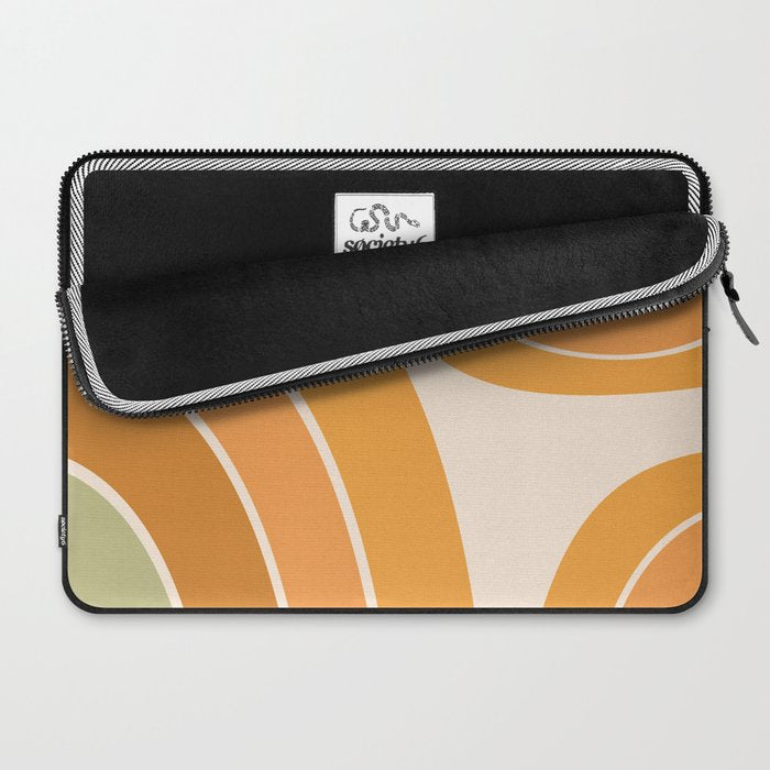 Mid Century Mod arcs Laptop Sleeve Gallery Image 2