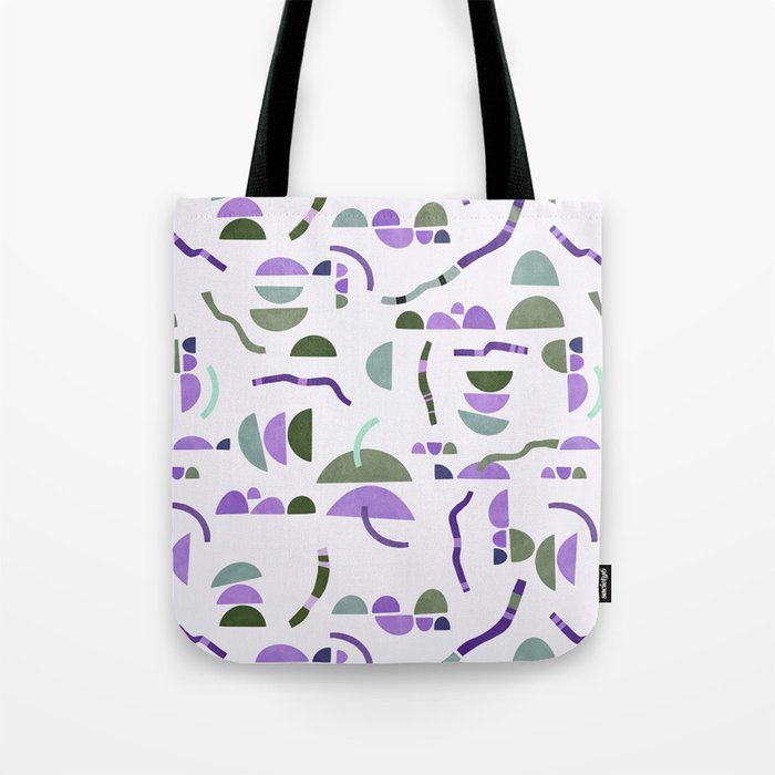 Modern simple shapes pattern LG Tote Bag Gallery Image 1
