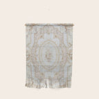 Antique French Aubusson Vintage Rose Floral Wall Hanging Gallery Image 1