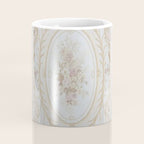 Antique French Aubusson Vintage Rose Floral Coffee Mug Gallery Image 4