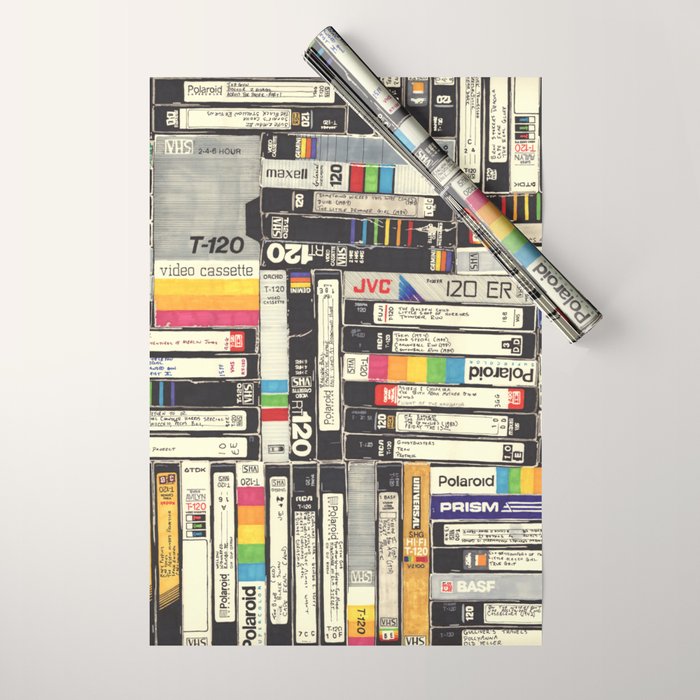 VHS Wrapping Paper Gallery Image 1