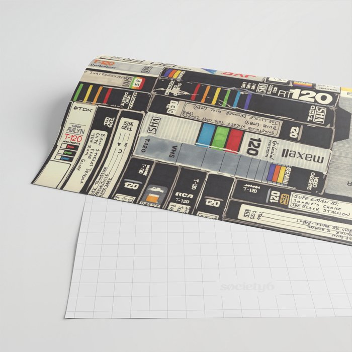 VHS Wrapping Paper Gallery Image 2