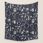 Fairy Garden: Midnight Wall Tapestry Gallery Image 4