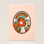 Stained Glass Mushrooms Stationery Card Gallery Image 2