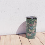 Heritage Wildflower Garden on Dark Blue Travel Mug Gallery Image 4