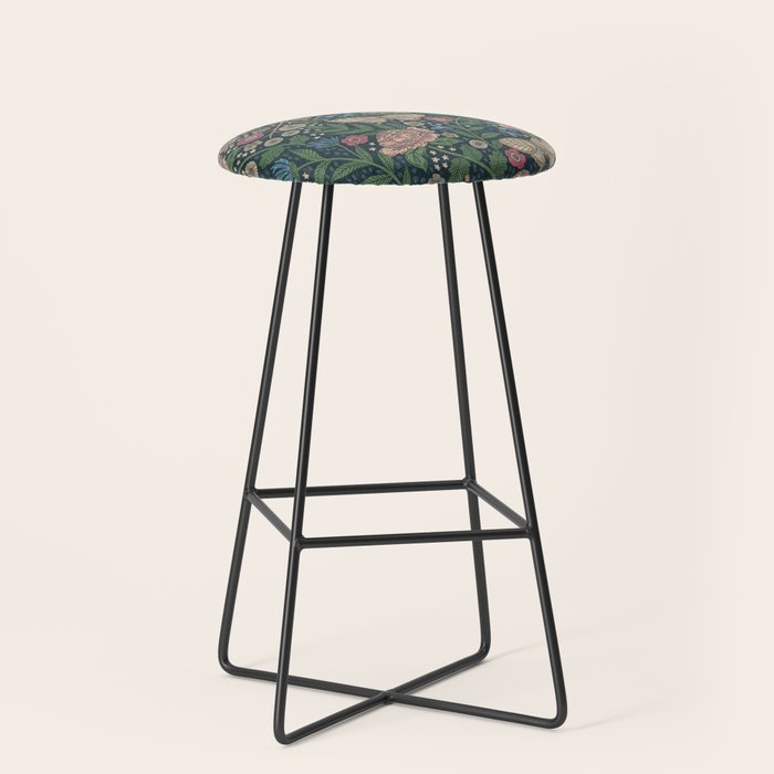 Heritage Wildflower Garden on Dark Blue Stool Gallery Image 1