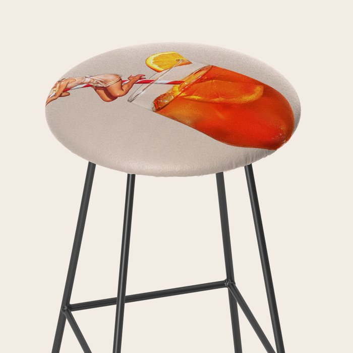 Retro Spritz Cocktail Stool Gallery Image 2