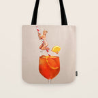 Retro Spritz Cocktail Tote Bag Gallery Image 1