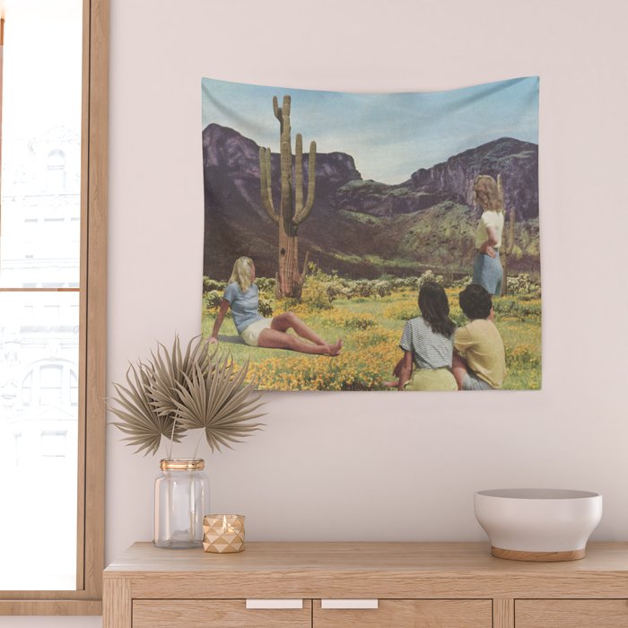 California Blooms  Wall Tapestry Gallery Image 2