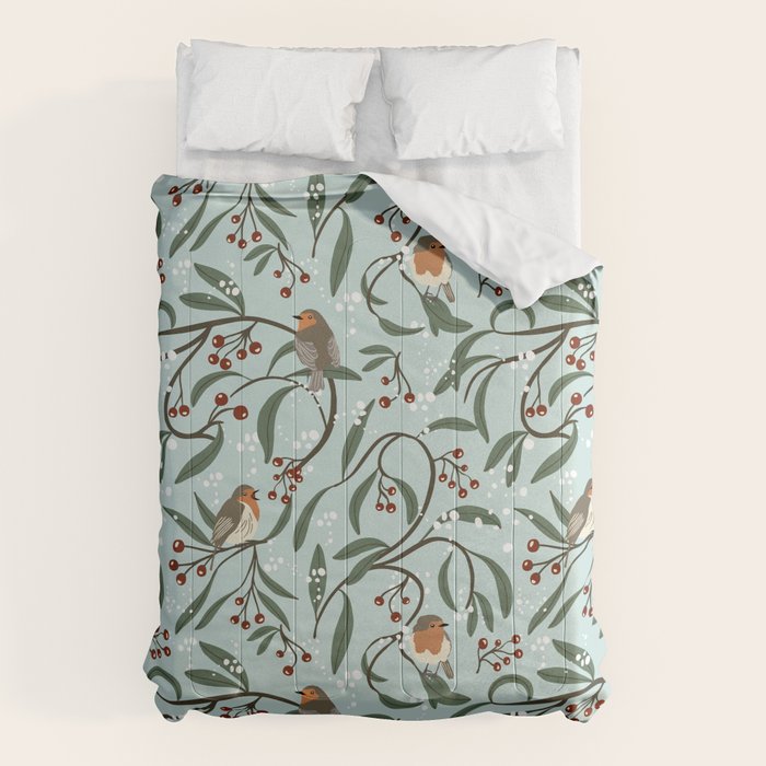 Christmas Robins Comforter Gallery Image 6