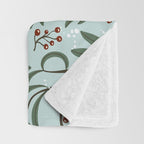 Christmas Robins Throw Blanket Gallery Image 3