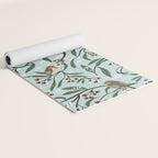 Christmas Robins Yoga Mat Gallery Image 2