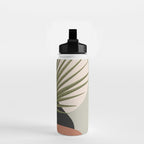 Tropical Leaf- Abstract Art 5 Water Bottle Gallery Image 2