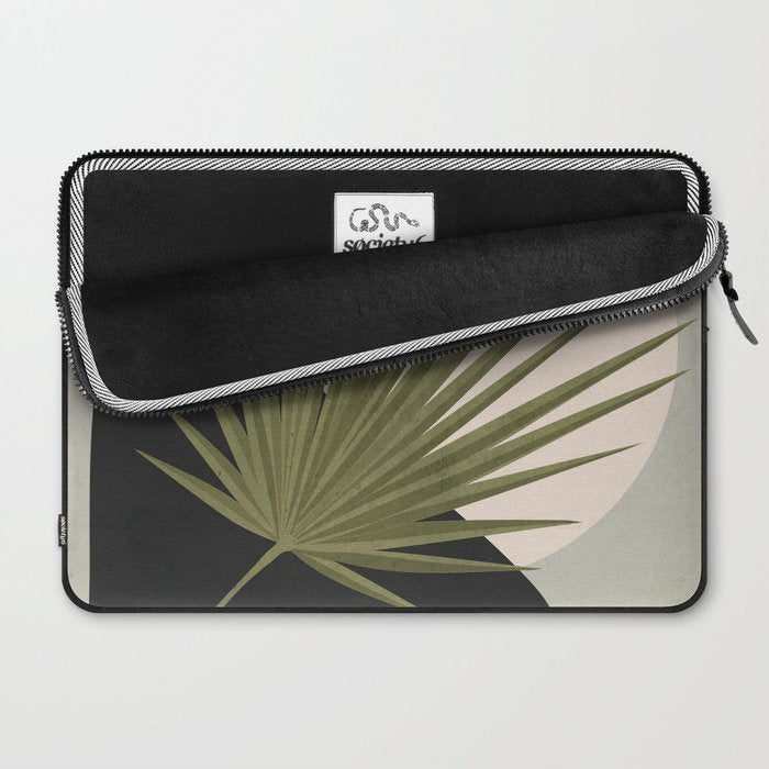 Tropical Leaf- Abstract Art 5 Laptop Sleeve Gallery Image 2