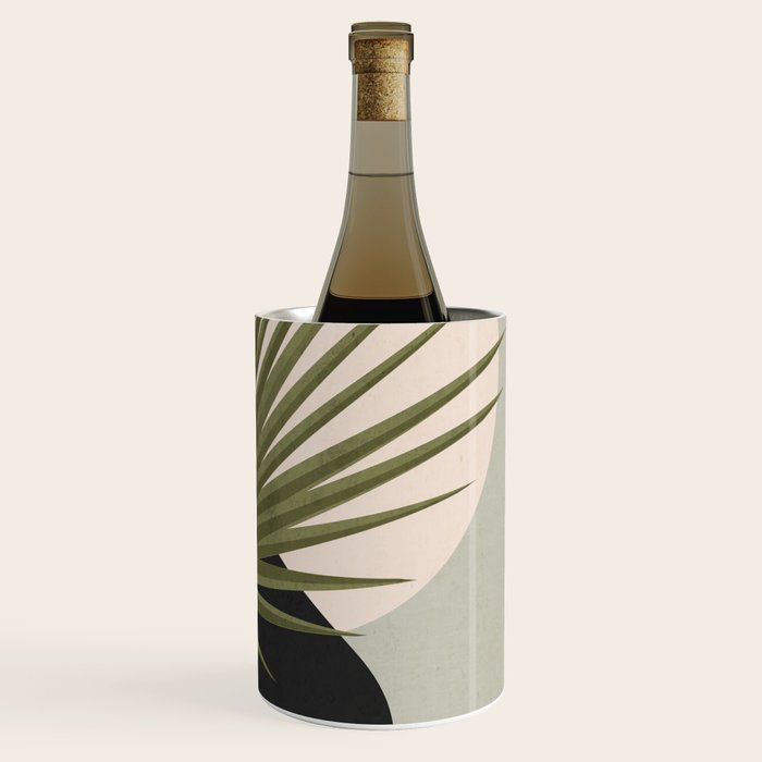 Tropical Leaf- Abstract Art 5 Wine Chiller Gallery Image 3