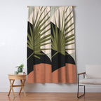 Tropical Leaf- Abstract Art 5 Window Curtain Gallery Image 5