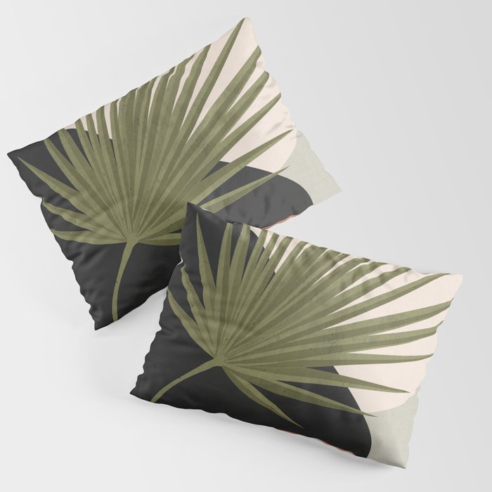 Tropical Leaf- Abstract Art 5 Pillow Sham Gallery Image 3