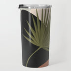 Tropical Leaf- Abstract Art 5 Travel Mug Gallery Image 3