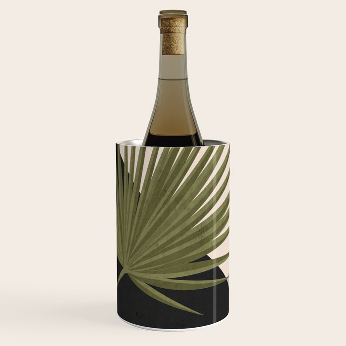 Tropical Leaf- Abstract Art 5 Wine Chiller Gallery Image 1