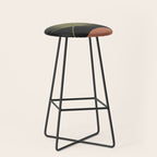 Tropical Leaf- Abstract Art 5 Stool Gallery Image 1