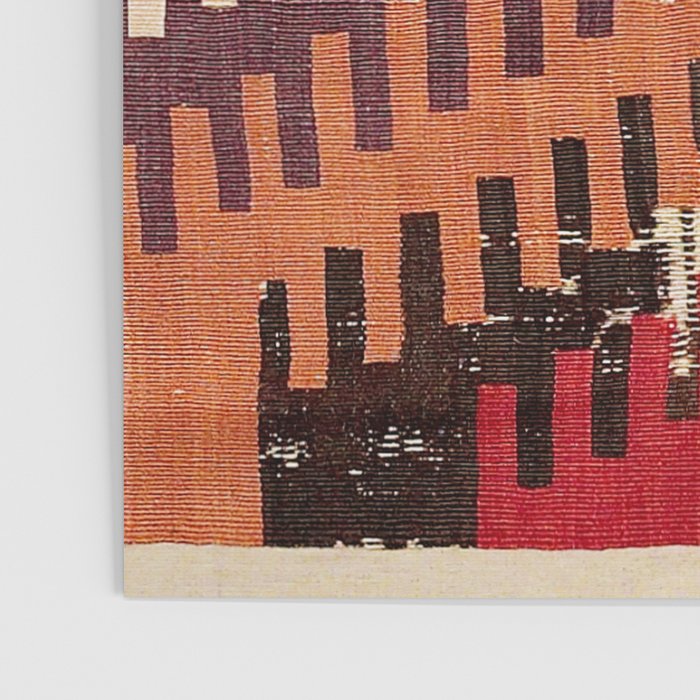 Afyon Central Anatolian Kilim Fragment Print Poster Gallery Image 3