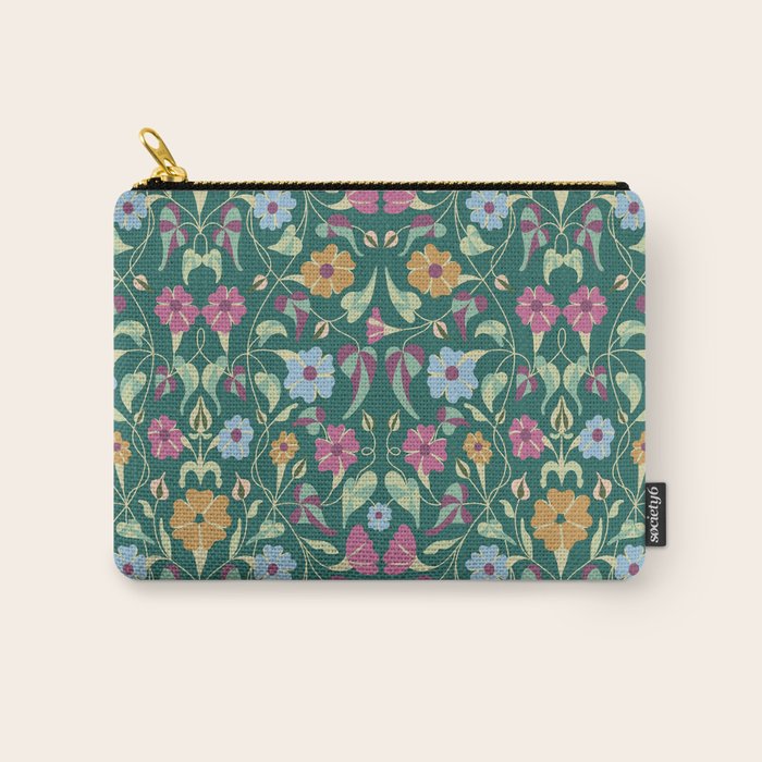 Botanical Wild Flowers Carry All Pouch Gallery Image 1