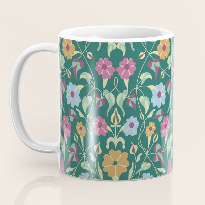 Botanical Wild Flowers Coffee Mug Gallery Image 3