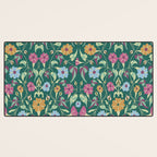 Botanical Wild Flowers Desk Mat Gallery Image 3
