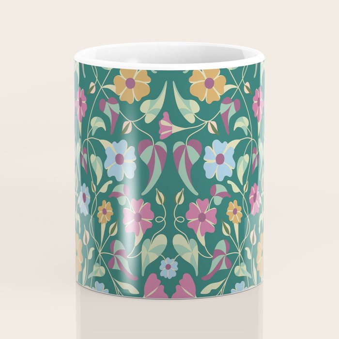 Botanical Wild Flowers Coffee Mug Gallery Image 4