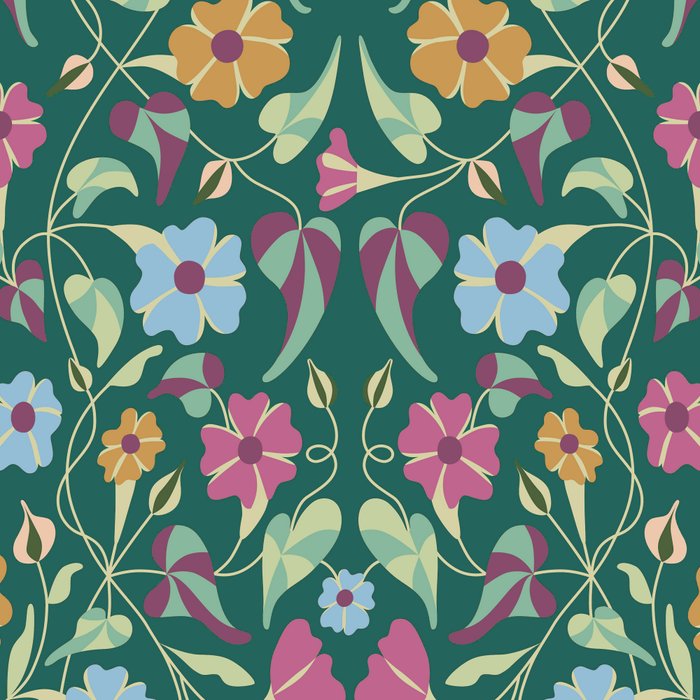 Botanical Wild Flowers Coffee Mug Gallery Image 2