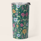 Botanical Wild Flowers Travel Mug Gallery Image 2