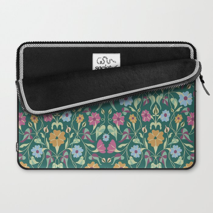 Botanical Wild Flowers Laptop Sleeve Gallery Image 2