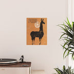 Peru Llama Vintage Travel Poster Poster Gallery Image 2