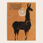 Peru Llama Vintage Travel Poster Poster Gallery Image 4