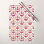 Luna and Emerald - Vintage Pink Wrapping Paper Gallery Image 1