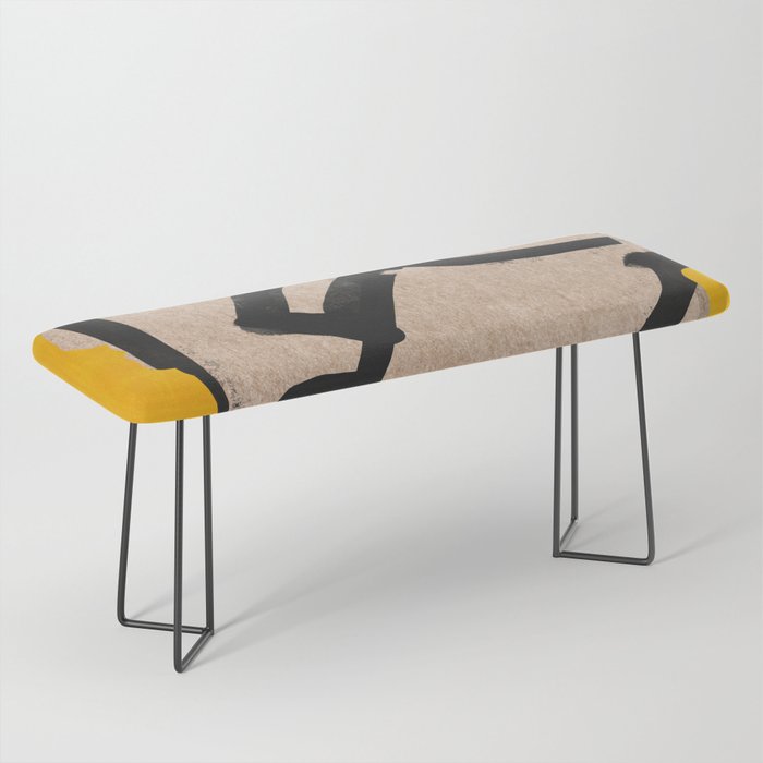 Modern Abstract Art Face 20 Bench Gallery Image 1