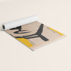 Modern Abstract Art Face 20 Yoga Mat Gallery Image 2