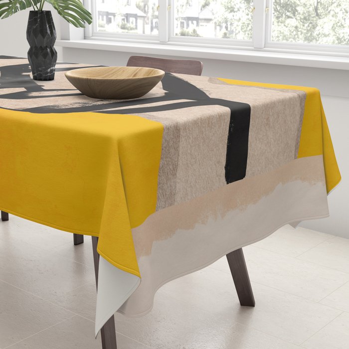 Modern Abstract Art Face 20 Tablecloth Gallery Image 3