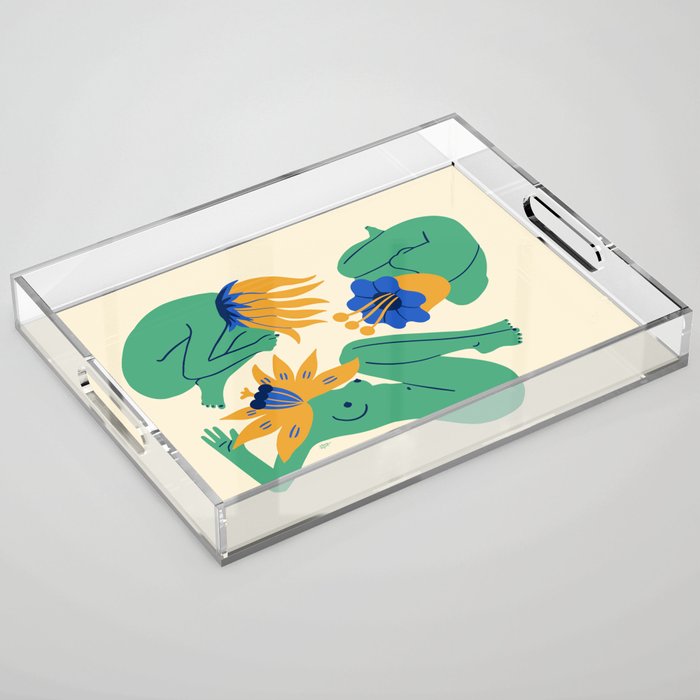 Bloomers Acrylic Tray Gallery Image 1
